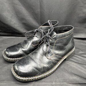 Vintage Born handcrafted footwear Men’s Chukka Boots Black Leather Size Size 9.5